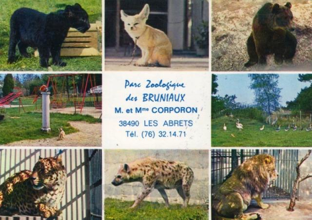 postcard Former name: "Parc zoologique des Bruniaux".